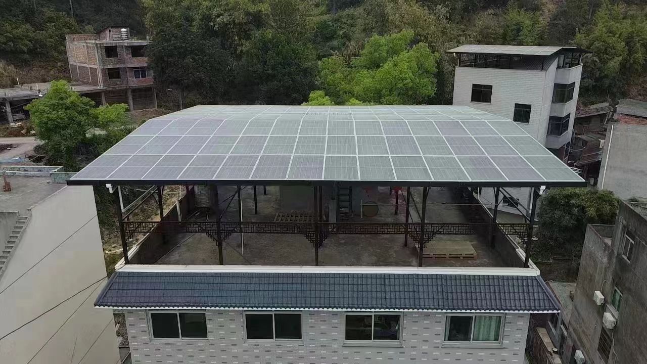 三门峡15kw+10kwh自建别墅家庭光伏储能系统